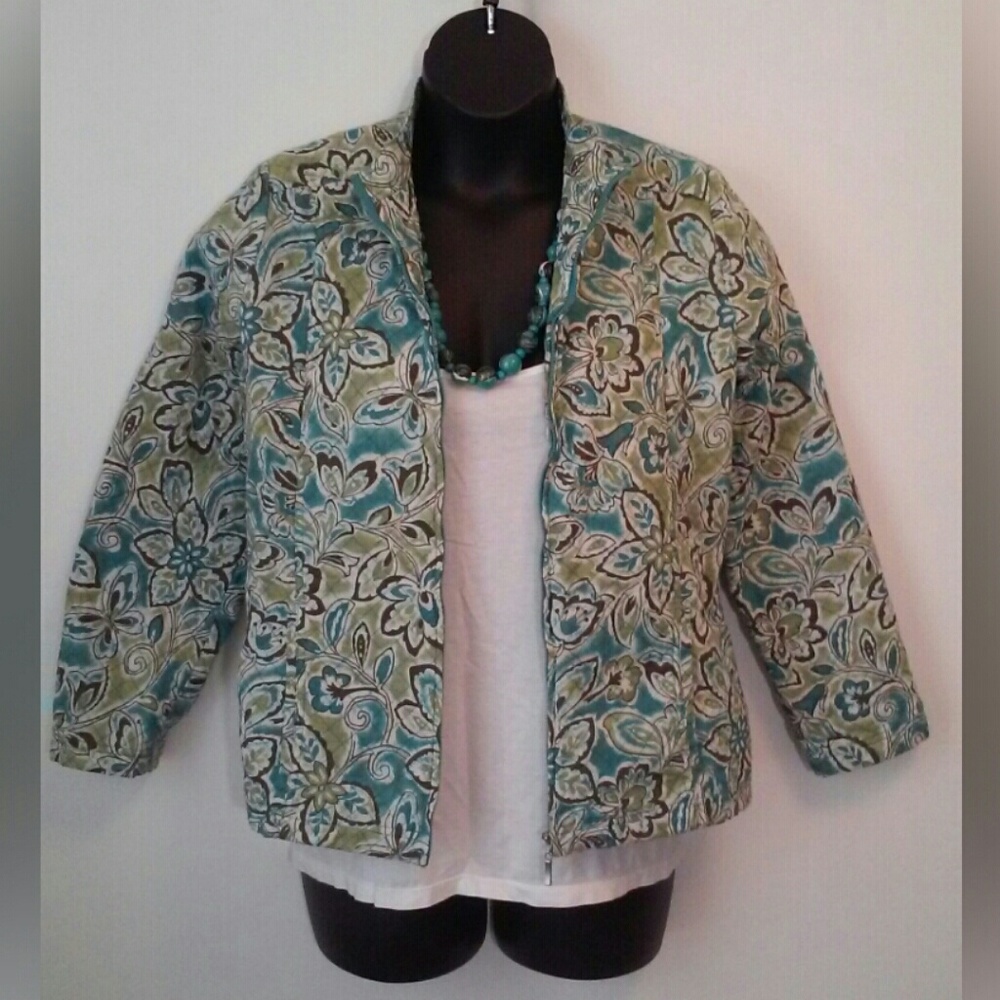 Alfred Dunner Quilted Jacket